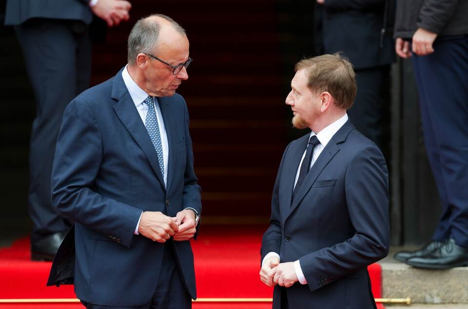 Antrittsbesuch des Bundeskanzlers in Sachsen Antrittsbesuch des Bundeskanzlers in Sachsen
