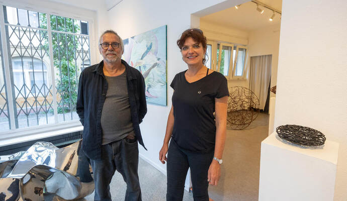 „Drei Positionen“ treffen aufeinander in neuer Ausstellung der Galerie Brötzinger Art