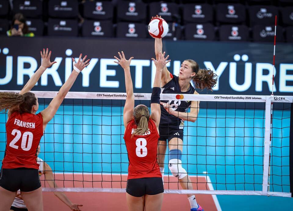 Volleyball, EM: Deutschland - Belgien Volleyball, EM: Deutschland - Belgien
