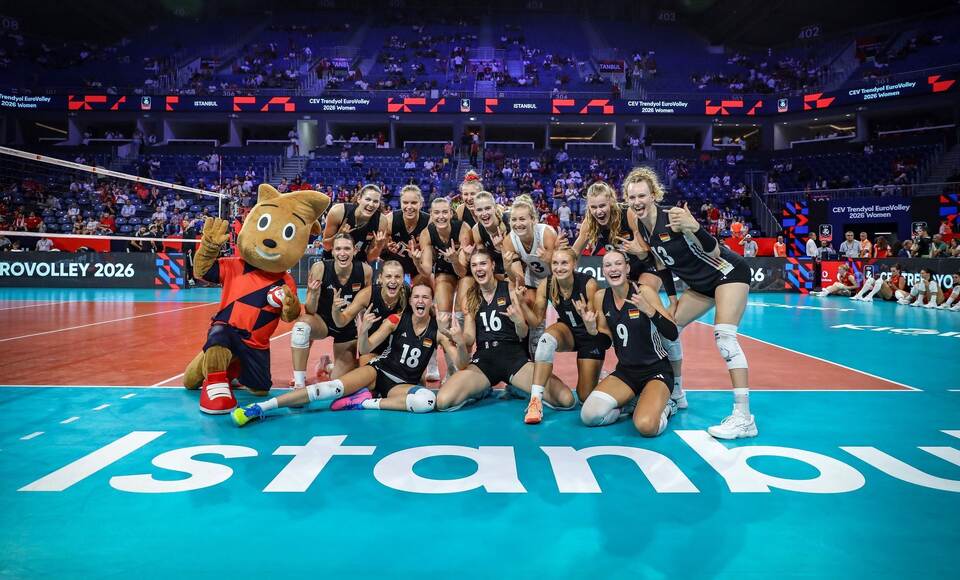Volleyball, EM: Deutschland - Belgien Volleyball, EM: Deutschland - Belgien