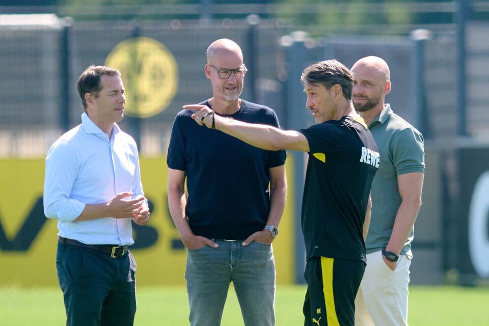 Die Führungsspitze von Borussia Dortmund Die Führungsspitze von Borussia Dortmund
