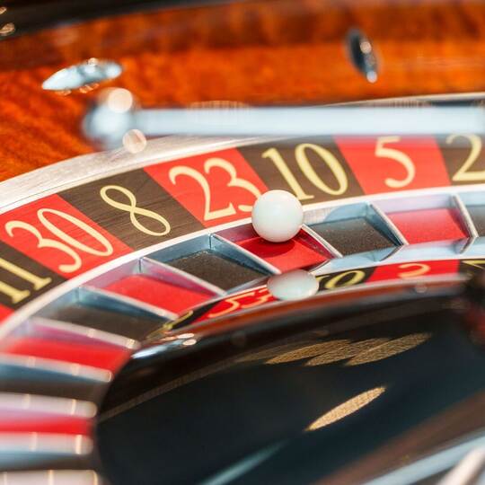 Roulettetisch in einer Spielbank