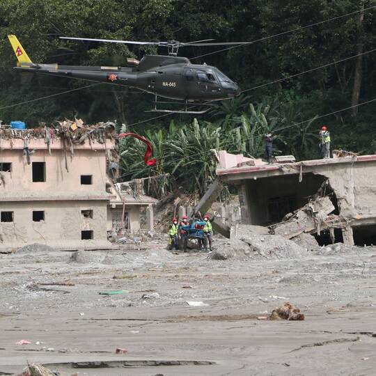 Nach Sturzflut im Himalaya - Nepal