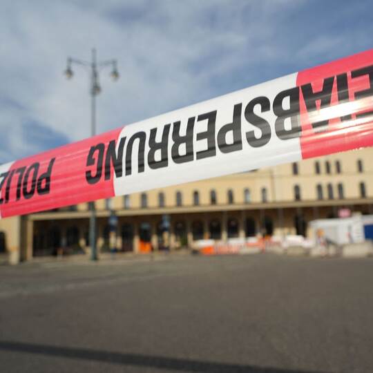 Explosion am Augsburger Hauptbahnhof