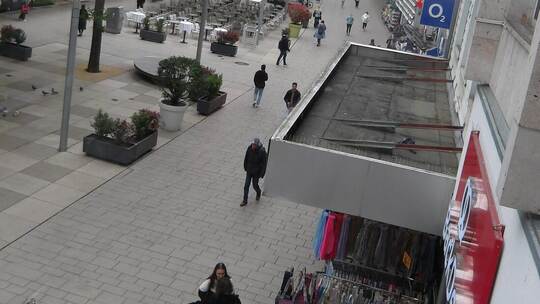 Blick aus dem Thalia-Gebäude: eine besondere Perspektive.Foto:Christian Jaeger