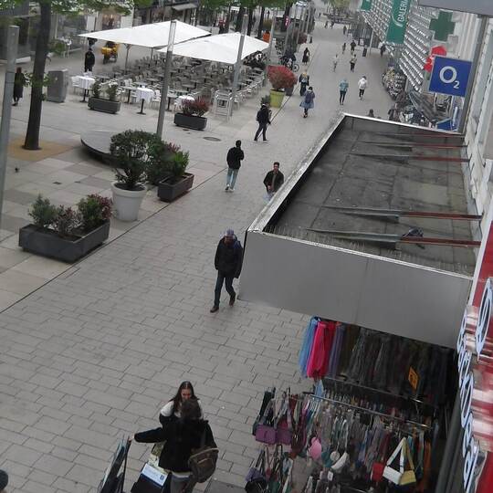 Blick aus dem Thalia-Gebäude: eine besondere Perspektive.Foto:Christian Jaeger
