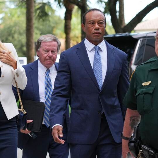 Anhörung Tiger Woods
