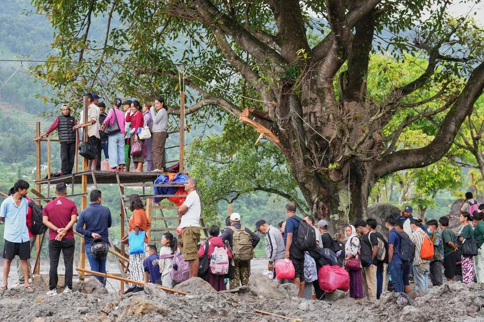 Nach der Sturzflut im Himalaya - Nepal Nach der Sturzflut im Himalaya - Nepal