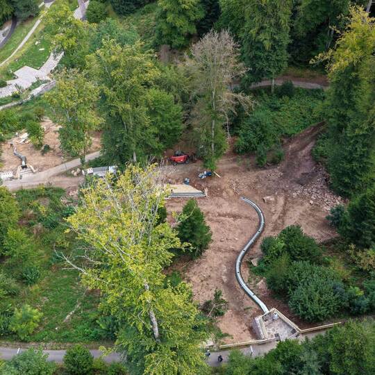 XXL-Rutschen im Stadtgarten Calw
