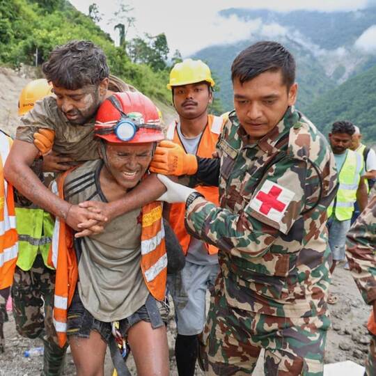 Nach der Sturzflut im Himalaya