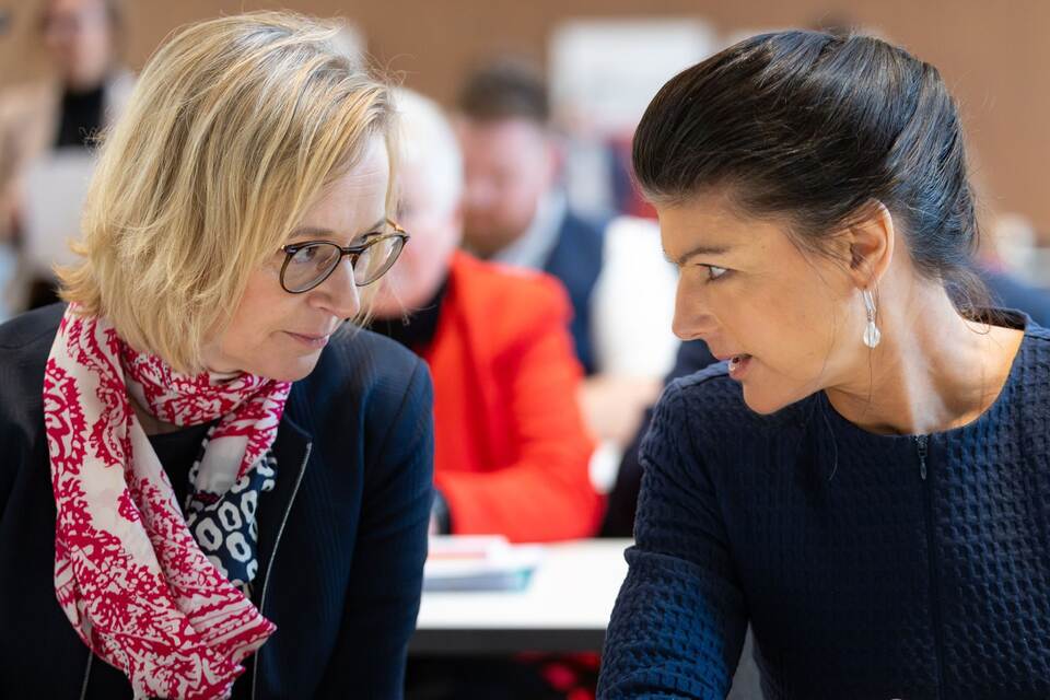 Katja Wolf und Sahra Wagenknecht Katja Wolf und Sahra Wagenknecht