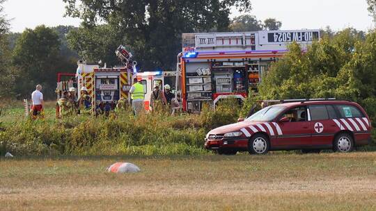 Schwerer Unfall bei Flugschau Schwerer Unfall bei Flugschau