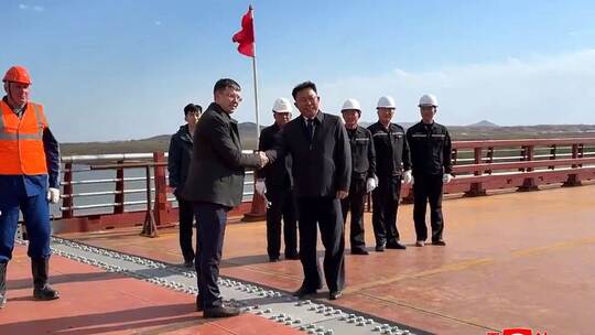 Brücke zwischen Nordkorea und Russland Brücke zwischen Nordkorea und Russland