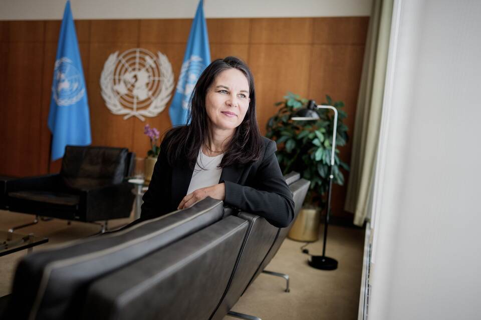 Annalena Baerbock bei der UN Annalena Baerbock bei der UN