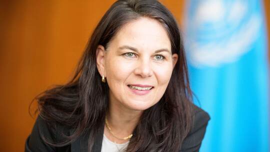 Annalena Baerbock bei der UN Annalena Baerbock bei der UN