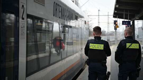 Bundespolizei - Zugkontrolle