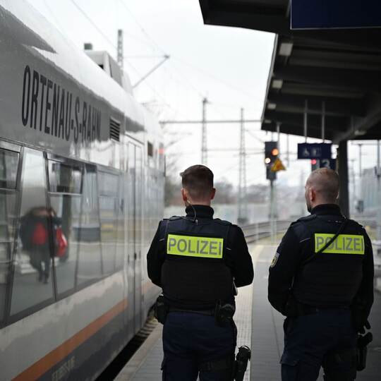 Bundespolizei - Zugkontrolle