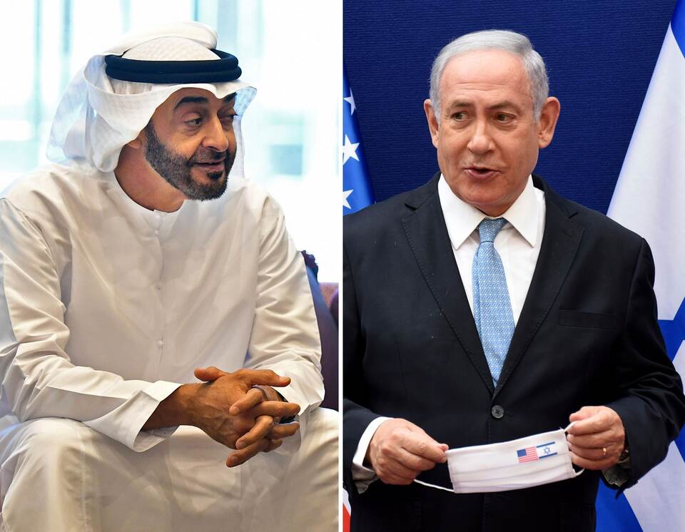 Telefonat zwischen Netanjahu und dem emiratischen Präsidenten Telefonat zwischen Netanjahu und dem emiratischen Präsidenten