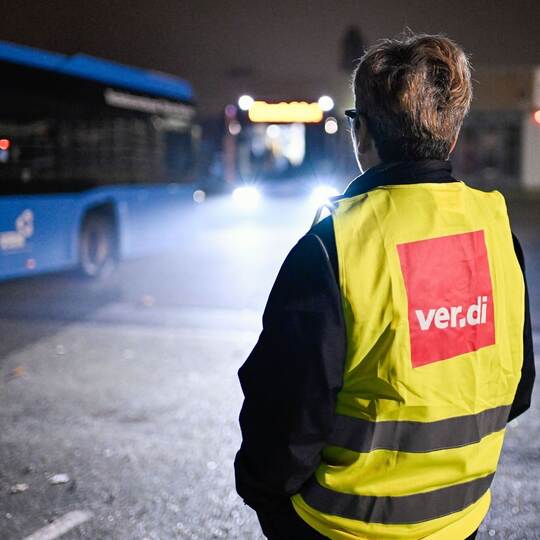 Warnstreiks bei Bussen und Bahnen im Südwesten