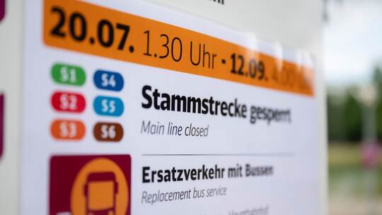 Bahn stellt Pläne für Schienenersatzverkehr vor