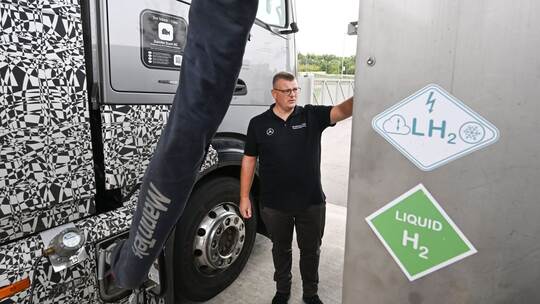 Wasserstoff-Lkw von Daimler Truck