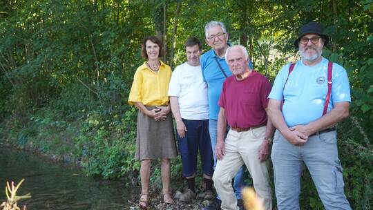 Monika Ruthardt, Volker Molthan, Roland Schultner, Helmut Fohler und Harry Faaß (von links) haben im April zu den Ehrenamtlichen