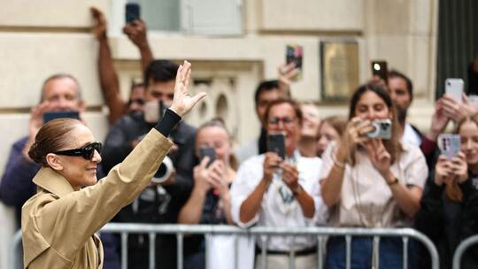 Celine Dion in Paris