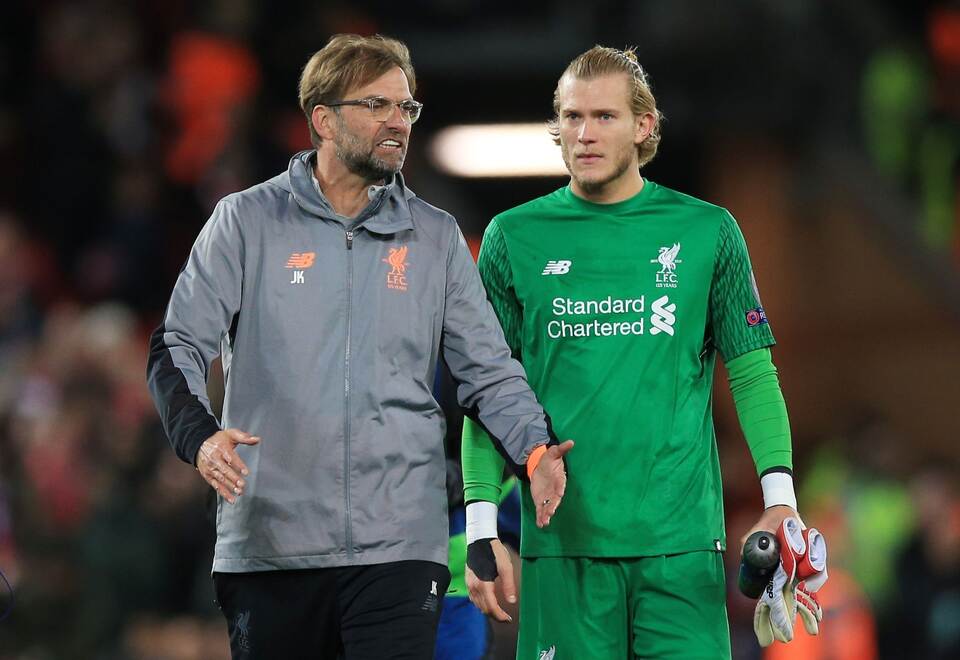 Jürgen Klopp und Loris Karius Jürgen Klopp und Loris Karius