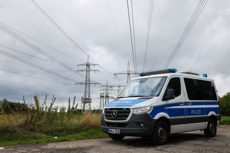 Polizeieinsatz am Kraftwerk Weisweiler Polizeieinsatz am Kraftwerk Weisweiler
