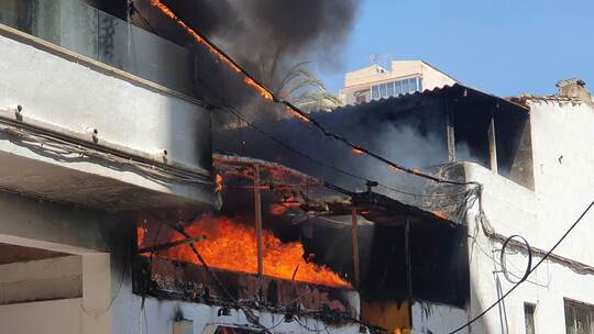 Feuer in einem Restaurant auf Mallorca Feuer in einem Restaurant auf Mallorca