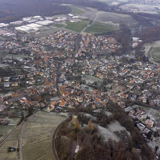 Sternenfels Luftaufnahme Dez 22