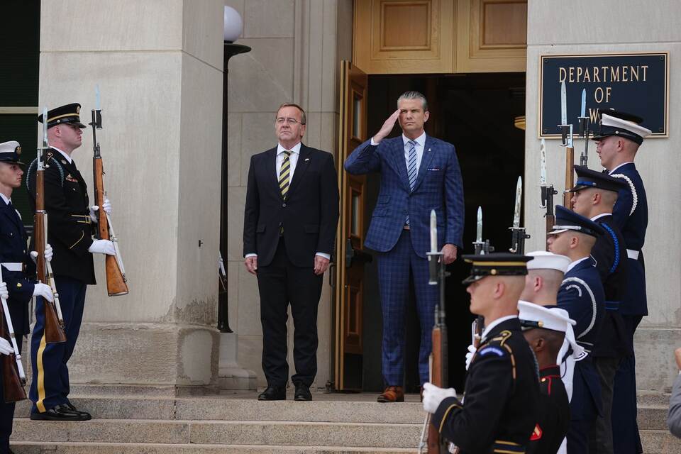Verteidigungsminister Pistorius beginnt US-Reise Verteidigungsminister Pistorius beginnt US-Reise