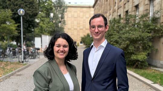 Clara Wellhäußer und Jan-Lukas Schmitt