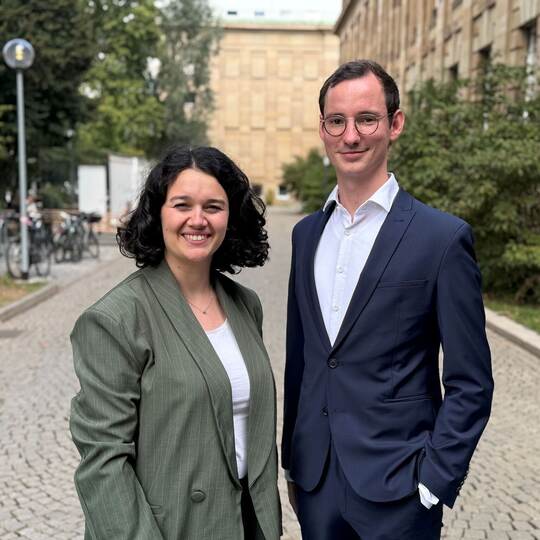 Clara Wellhäußer und Jan-Lukas Schmitt