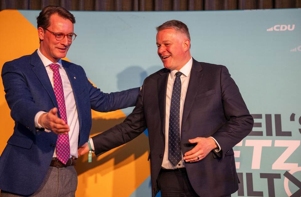 Hendrik Wüst und Gordon Schnieder Hendrik Wüst und Gordon Schnieder