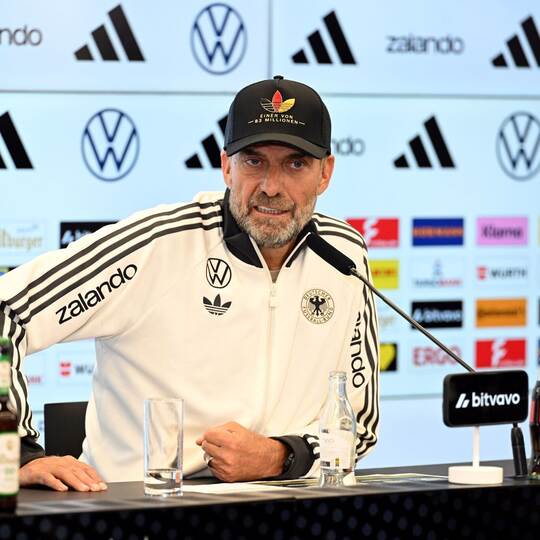 DFB-Pressekonferenz mit Bundestrainer Klopp DFB-Pressekonferenz mit Bundestrainer Klopp