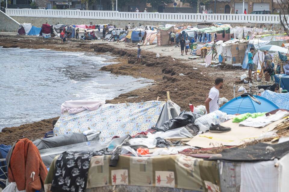 Migranten in Ceuta Migranten in Ceuta