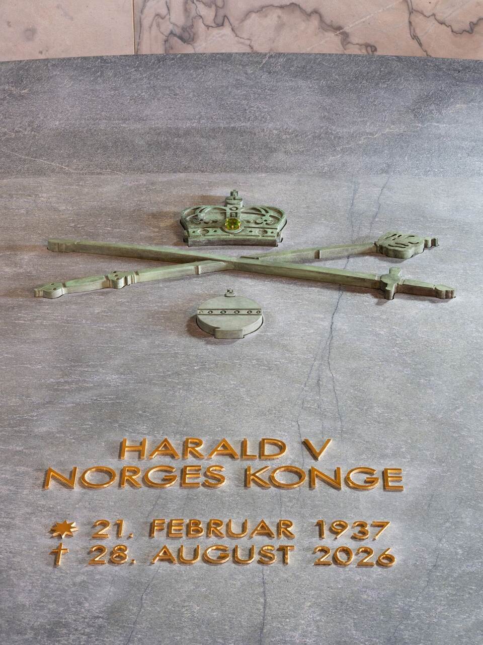 Sarkophag des norwegischen Königs Harald V. Sarkophag des norwegischen Königs Harald V.