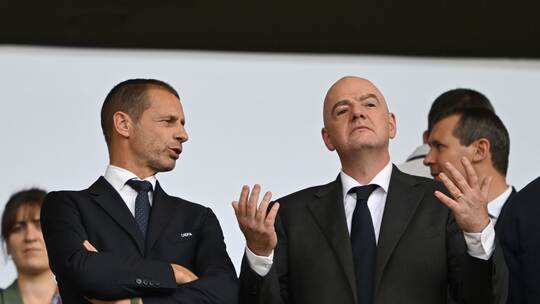 Aleksander Ceferin und Gianni Infantino Aleksander Ceferin und Gianni Infantino