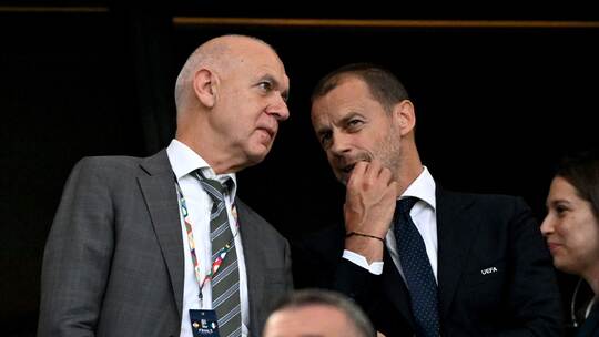 Bernd Neuendorf und Aleksander Ceferin Bernd Neuendorf und Aleksander Ceferin