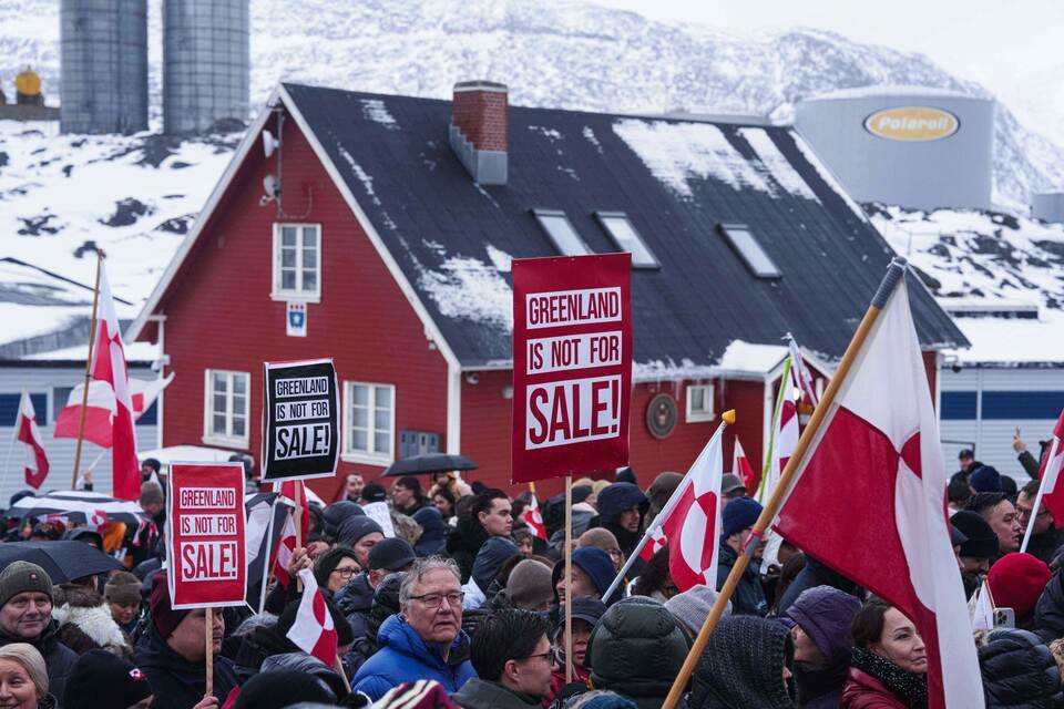 Grönland-Konflikt - Proteste in Grönland Grönland-Konflikt - Proteste in Grönland