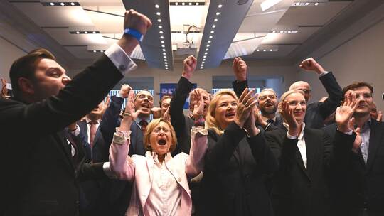 Abgeordnetenhaus-Wahl Berlin - Wahlparty AfD Abgeordnetenhaus-Wahl Berlin - Wahlparty AfD