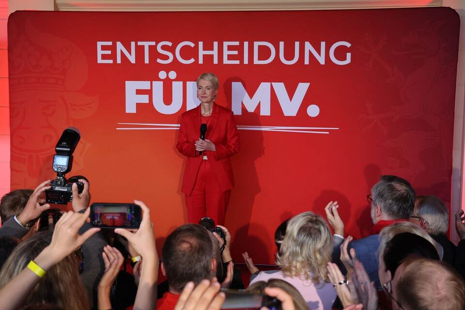 Landtagswahl Mecklenburg-Vorpommern - Wahlparty SPD Landtagswahl Mecklenburg-Vorpommern - Wahlparty SPD