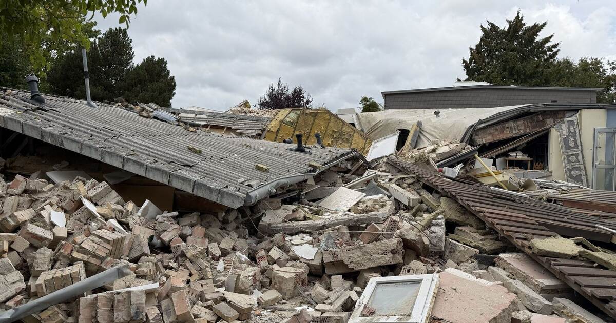 After daycare collapse: No victims under the rubble