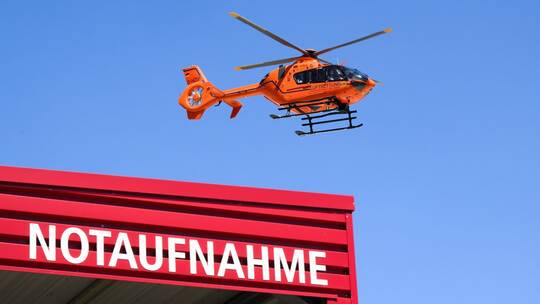 Rettungshubschrauber im Einsatz
