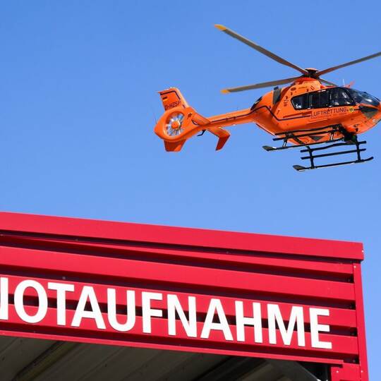 Rettungshubschrauber im Einsatz