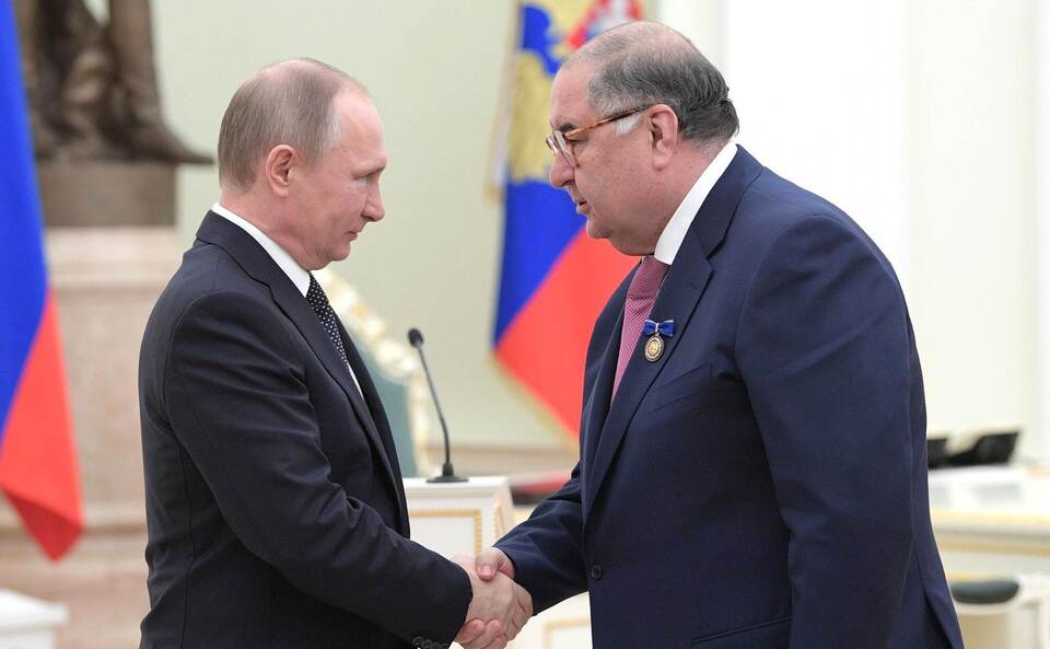 Wladimir Putin und Alischer Usmanow Wladimir Putin und Alischer Usmanow