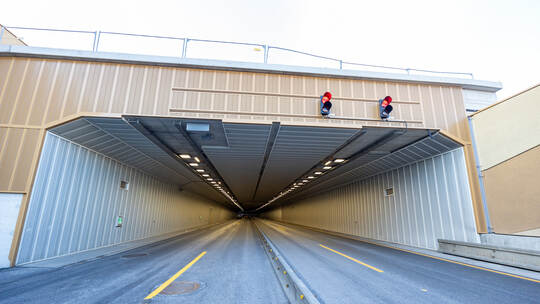 VU A8 Tunnel Pforzheim Ost Niefern Eutingen