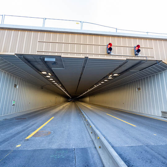 VU A8 Tunnel Pforzheim Ost Niefern Eutingen