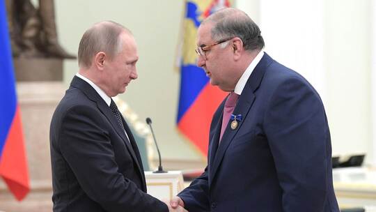 Wladimir Putin und Alischer Usmanow Wladimir Putin und Alischer Usmanow